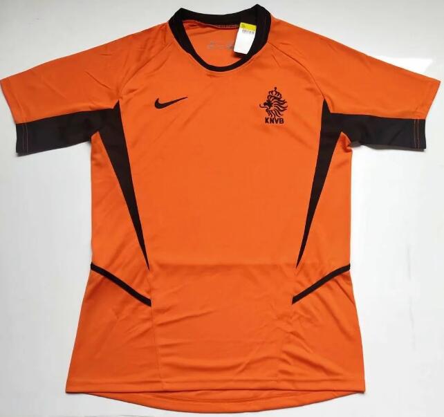 2002 Netherlands Retro Home Kit Soccer Jersey